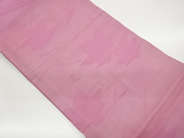 JAPANESE NAGOYA OBI FOR SUMMER / WOVEN MAPLE LEAVES